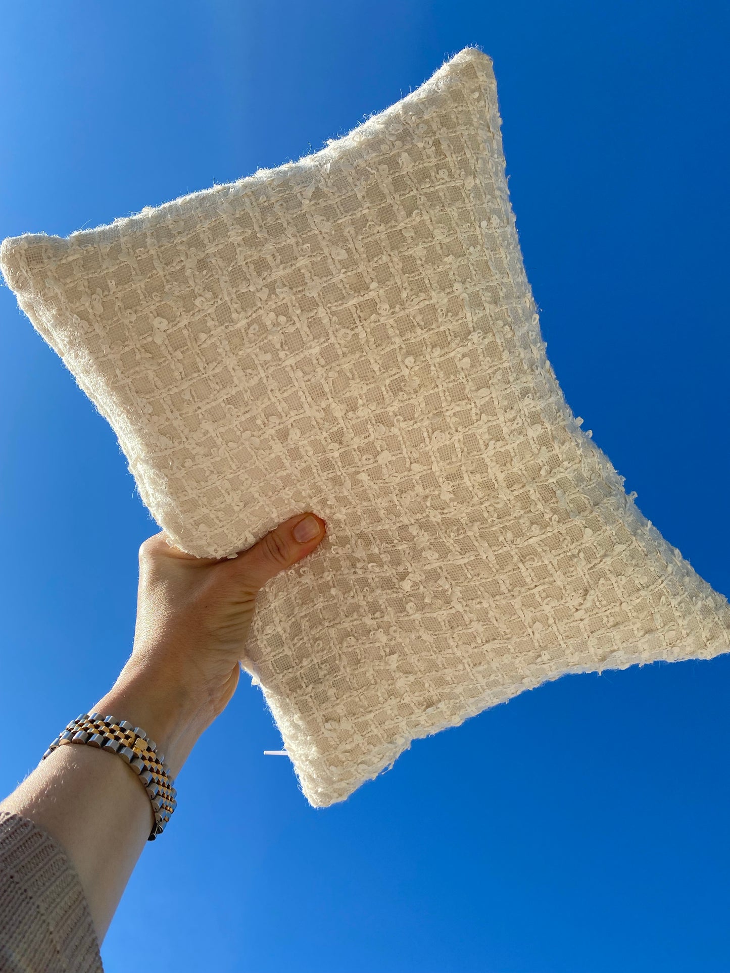 Mademoiselle Couture Tweed Cushion